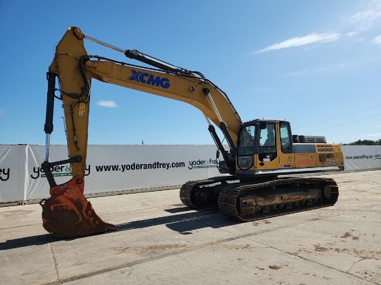 2017 XCMG XE360U Hydraulic Excavator c/w Cab, A/C, 32" TBG, Aux Hydraulics,