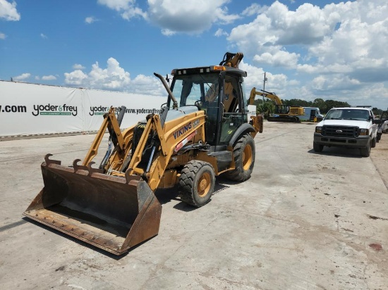 2013 Case 580N 4x4 Backhoe Loader c/w Cab, A/C, Joystick Controls, 82" Load