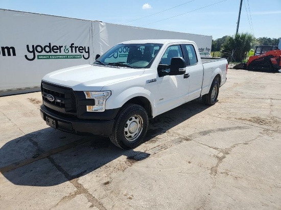 2016 Ford F150 4x4 Extended Cab Pickup Truck c/w 2.7L 6 Cyl Gas Engine, Aut