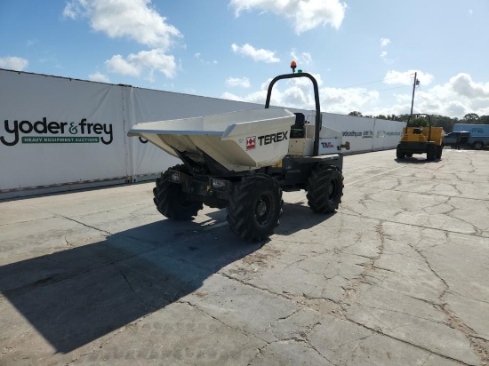 2017 Terex TA6S 6 Ton Swivel Skip Dumper c/w Roll Bar