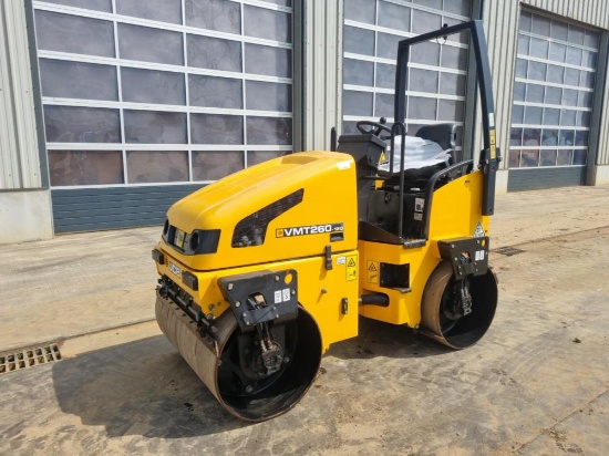 2018 JCB VMT260-120 Double Drum Vibrating Roller, Roll Bar