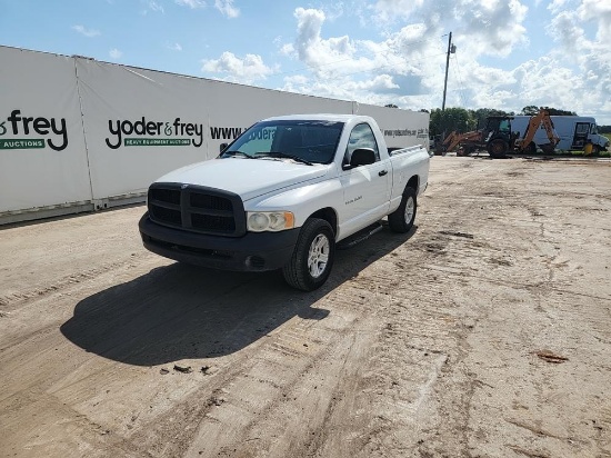 2005 Dodge RAM 1500 4x2 Pickup Truck c/w Magnum 3.7L V6 Engine, Automatic T