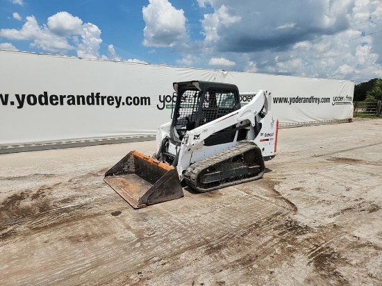 2016 Bobcat T590 Tracked Skidsteer Loader c/w OROPS, Rubber Tracks, Aux Hyd