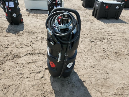 2023 AM-Tank 29 Gallon Poly Diesel Fuel Tank & 12V Electric Pump - Unused
