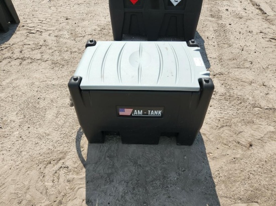 2023 AM-Tank 58 Gallon Poly Diesel Fuel Tank & 12V Electric Pump - Unused