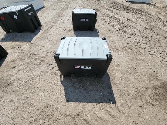 2023 AM-Tank 58 Gallon Poly Diesel Fuel Tank & 12V Electric Pump - Unused