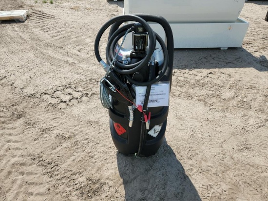 2023 AM-Tank 29 Gallon Poly Diesel Fuel Tank & 12V Electric Pump - Unused