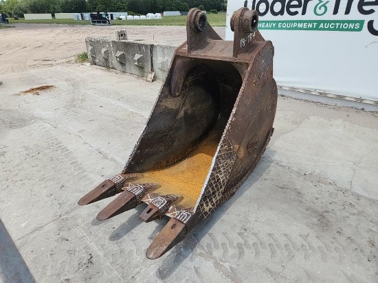 34" Hensley Hardened Tooth Bucket 3 1/2" Pin to suit Excavator