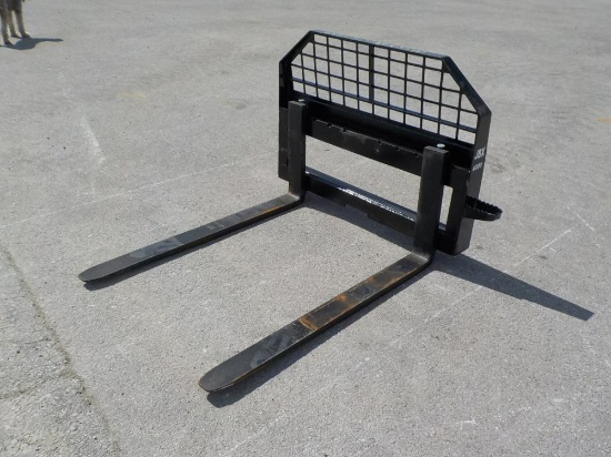 JBX 48" Skidsteer Fork Attachment - Unused
