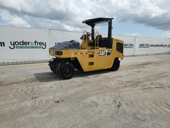 2010 CAT PS150C 9 Wheel Roller c/w Canopy, Gravity Fed Water System, CAT 30