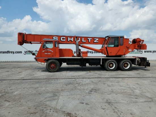 1981 Koehring 428 Truck Mounted Telescopic Boom Crane c/w 8.3 Cummins Diese