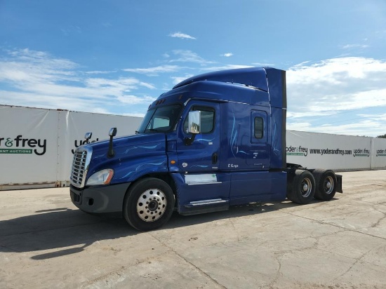 2017 Freightliner CASCADIA 125 6x4 Mid Roof Sleeper Truck, Detroit 14.8L L6