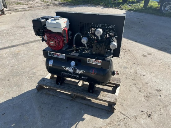 Eagle 150PSI, 18.5 CFM Compressor c/w Honda GX 270 Engine