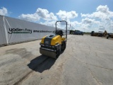 2015 Atlas Copco CC1200 Double Drum Vibrating Roller, Roll Bar