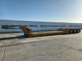 1991 Trail King TK100HDG Tri Axle Lowboy c/w Hydraulic Detachable Neck, Air