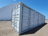 40' HC Multi Door Container c/w 4 Side Door, 1 End Door
