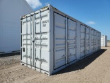 40' HC Multi Door Container c/w 4 Side Door, 1 End Door - Unused