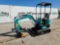 AGT QH12 Mini Excavator c/w OROPS, Rubber Tracks, Blade, Aux Hydraulics, Th