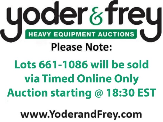 400+ Additonal lots being sold via timed online only auction