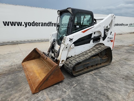 2021 Bobcat T740 Tracked Skidsteer Loader c/w Cab, A/C, Joystick Controls,
