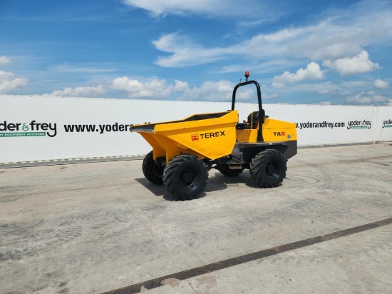 2014 Terex TA6 6 Ton Dumper c/w Roll Bar