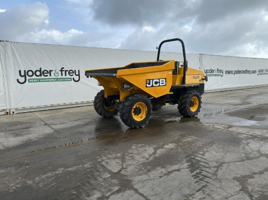 2017 JCB 6TFT 6 Ton Dumper c/w Roll Bar