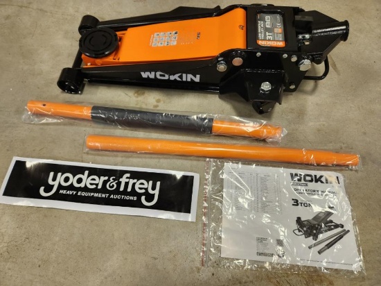 3 Ton Wokin Low Profile Floor Jack - Unused