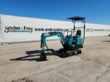 2023 AGT KAT12 Mini Excavator c/w OROPS, Rubber Tracks, Blade, Swing Boom,