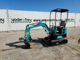 AGT QH12 Mini Excavator c/w OROPS, Rubber Tracks, Blade, Aux Hydraulics, Th