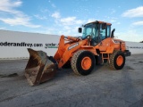 2017 Doosan DL220-5 Wheeled Loader c/w Cab, A/C, Aux Hydraulics, QC, 98