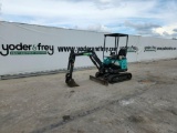 2017 IHI 17VXE Mini Excavator c/w OROPS, Rubber Tracks, Blade, Swing Boom,