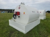 AM-Tank 2300 Gallon Diesel Fuel Tank, Containment Dike & 120V Supply Pump