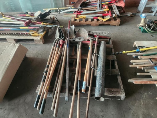 Pallet of Assorted Hand Tools