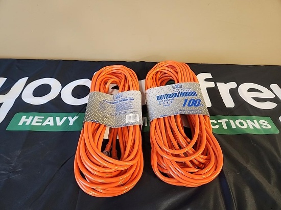 100' HD Outdoor Extension Cord (2 of) - Unused
