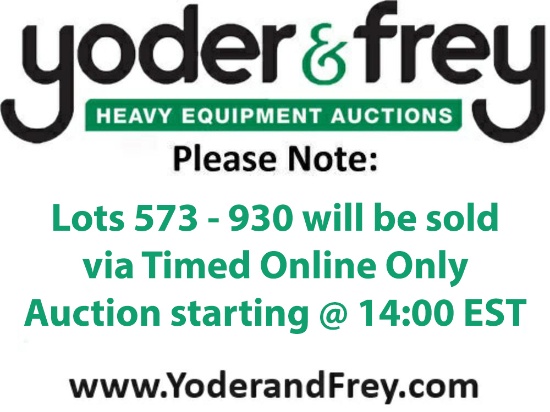200+ Additonal lots being sold via timed online only auction