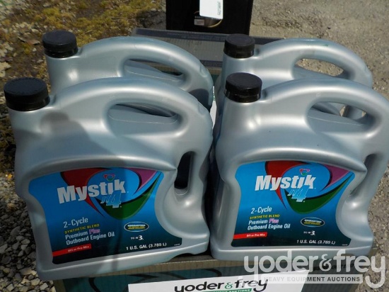 Mystick Synthetic 2 Cycle Motor Oil  ( 4 Gal Per Case )