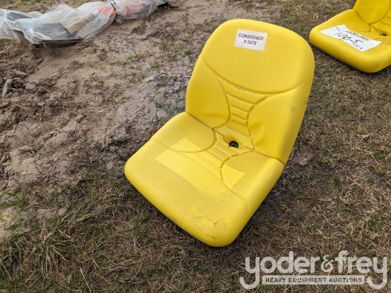 Yellow John Deere Equip Seat