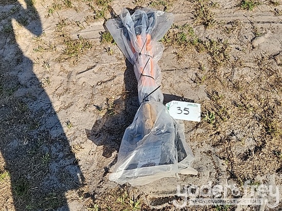 Unused Rhino Rugged HD Contractor Square Fiberglass D-Handle Shovel #RR-210 (4 of)
