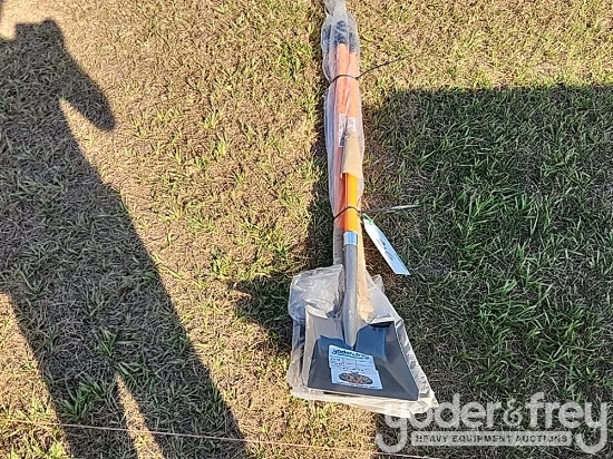 Unused Rhino Rugged HD Contractor Square Point Fiberglass Shovel #RR-110 (4 of)