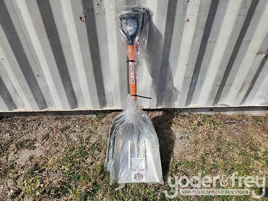 Unused Rhino Rugged HD Contractor #14 Aluminum Scoop, FG 29" D-Handle #RR-320 (3 of)