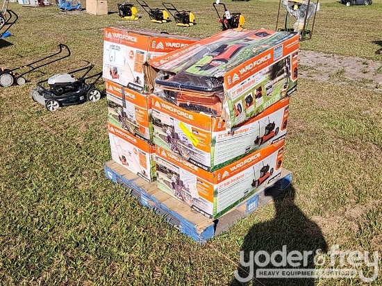 Unused Yardforce Walk Behind Lawn Mower c/w B&S Engine (6 of)