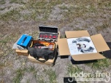 Unused Heat Stamping Machine, Air Pump, Welding Set