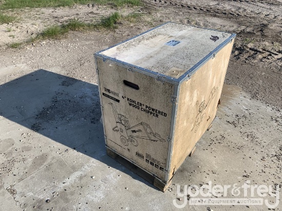 Unused TMG 4" Wood Chipper in Crate