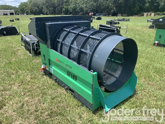 Rotary Drum Screen, GF480, 48" Drum, Three Phase Electric Motor, 20 to 40 Tons Per Hour