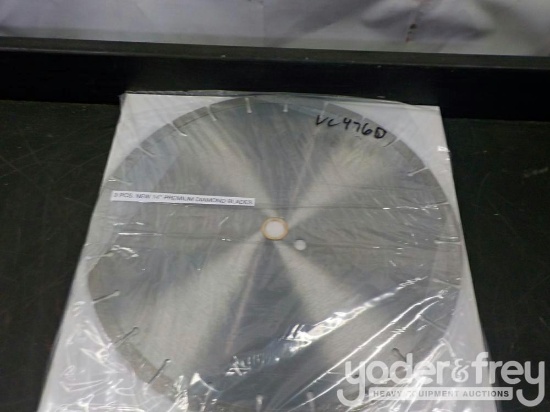 14" Premium Diamond Blades (Bag of 3)