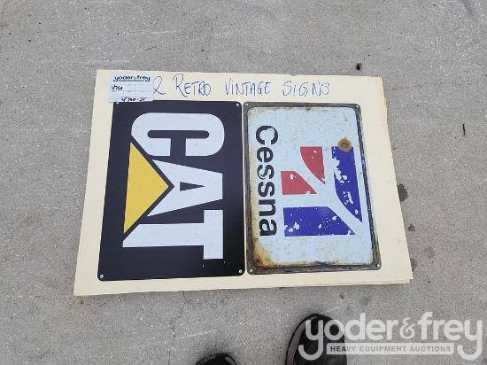Retro Vintage Signs (2 of)