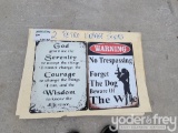 Retro Vintage Signs (2 of)