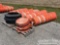 Orange Road Caution Barrels, c/w Tire Weights