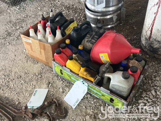 Misc Oils, Viscosities, Types and Quantities