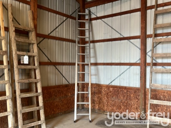 24" Extension Ladder, Aluminum